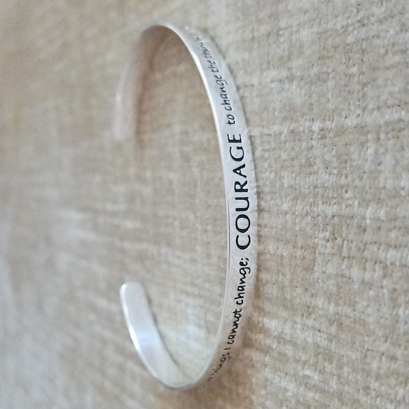 925 Silver Courage Bracelet - Picture 1 of 6